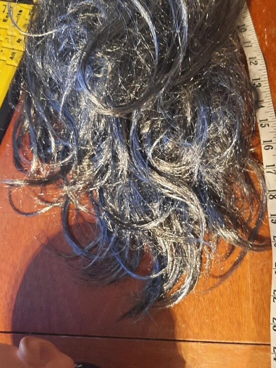 NEW ! Women 24 Inch Long Hair Straight Wig Silver/Gray